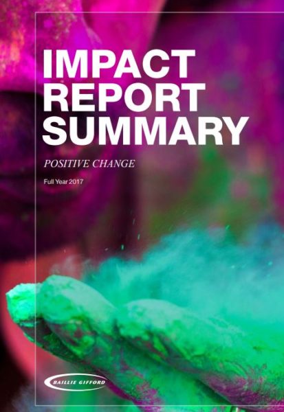 Baillie Gifford Impact Report cover