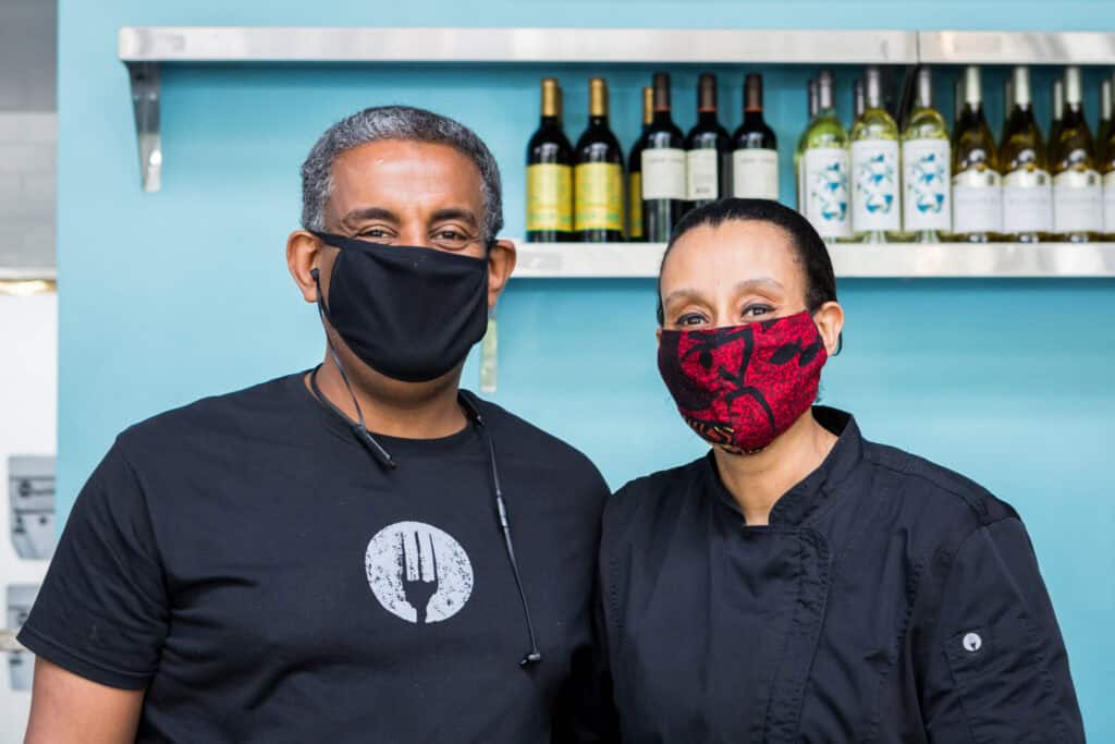 Cocina etíope de la Casa Tadu