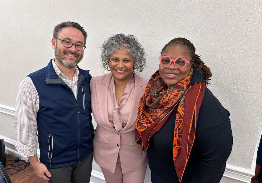 Bulbul with Board Members Brian and Jasmine